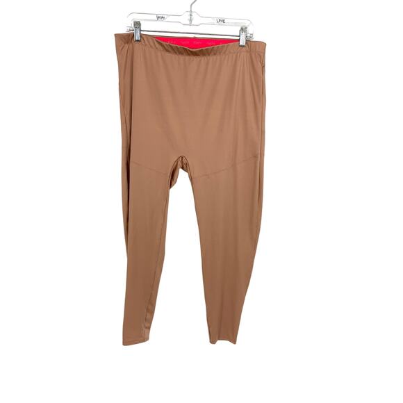 Yitty 2 Pc Set Womens 2X Headliner Shaping High Waist Legging +Bra Brown Sugar - Picture 2 of 10